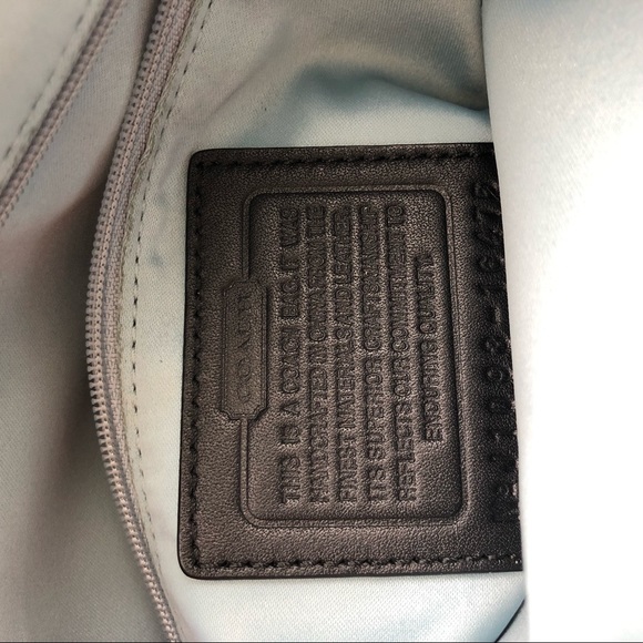 Black Coach Handbag - Picture 6 of 7